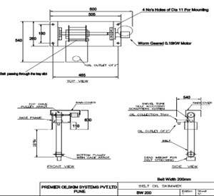 Oil Skimmer, Tube Type Oil Skimmers, Oil Skimmer For Hot Liquid Applications Cleaning Machine/Decreasing Tanks, Oil-Skimmer-For-Cnc-Machine-Coolant-Oil Skimmer.